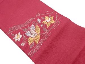 花模様織出し名古屋帯